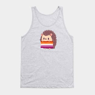 Hedgehog Lesbian Pride Tank Top